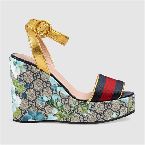 gucci gg platform sandal|Gucci transparent sandals.